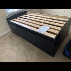 Twin Bed Frame With Storage 