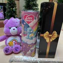 Care Bear Tumbler W Free Gift Box