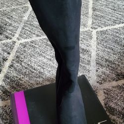 Lane Bryant Lace Up Wedge Boot, Wide Calf.