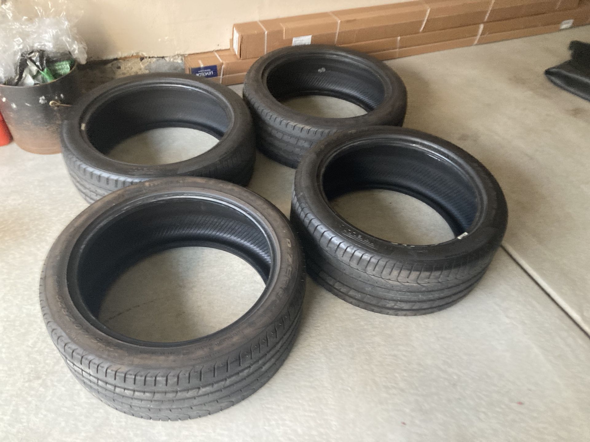 Pirelli P Zero Tires 20” 245 Front 275 Rear 