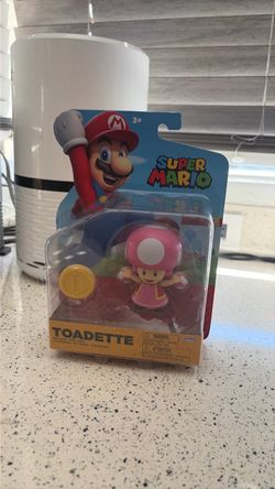 Super Mario- Toadette with coin