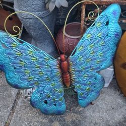 Colorful Metal Butterfly 🦋 Wall Art 