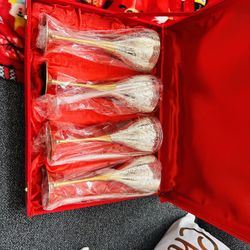 Beautiful Silver Plated Wine  Glass/ Champagne 