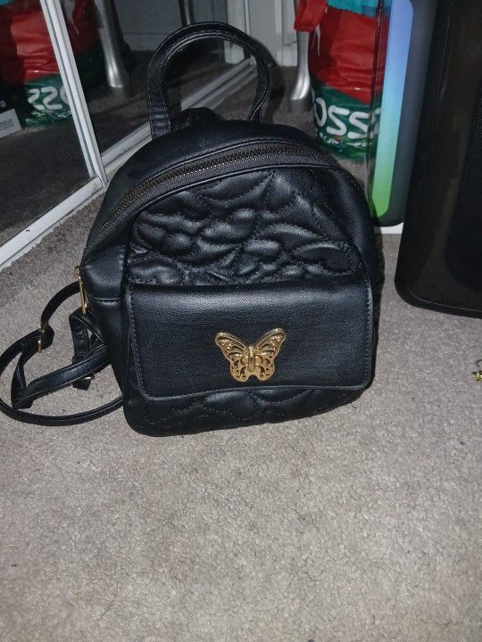 Black Butterfly Backpack