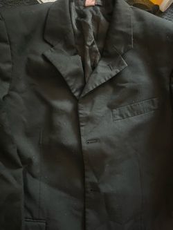 Black Men's Dress Suit Jacket