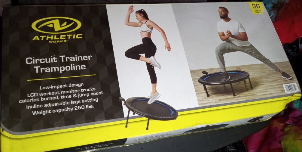Circuit trainer trampoline