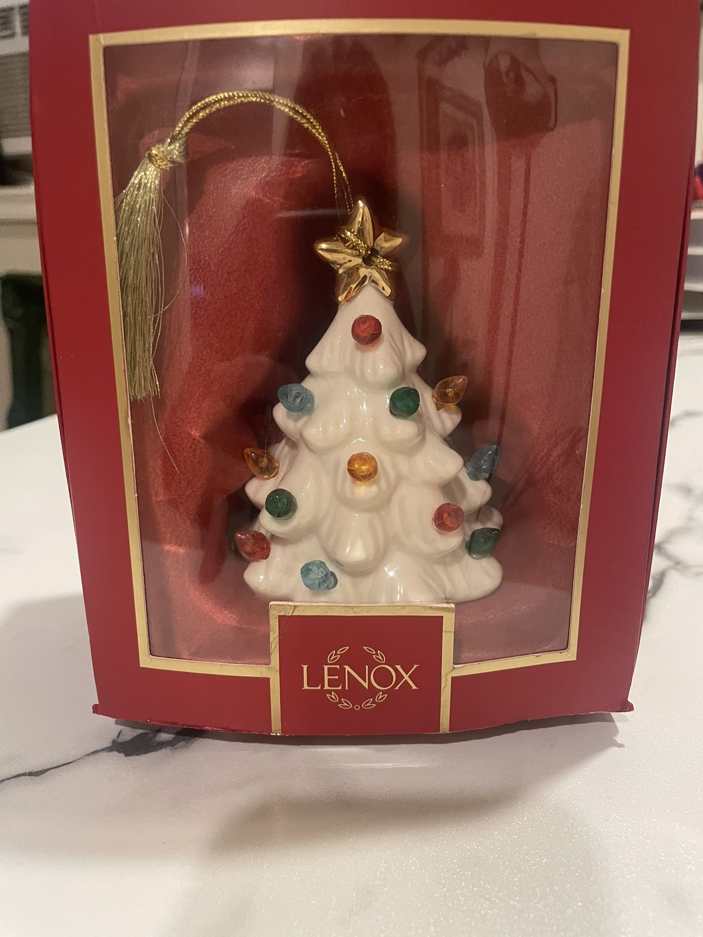 Lenox Christmas Tree Ornament 