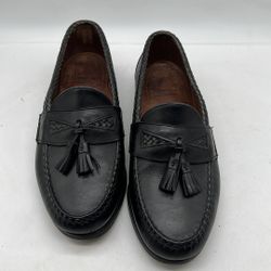 Allen Edmonds Maxfield Black Leather Tasseled Loafer Men US Sz ‎ 8 -3 E 