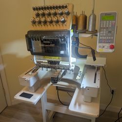 Toyota ESP 850 Embroidery Machine - Multi-Needle with accessories!