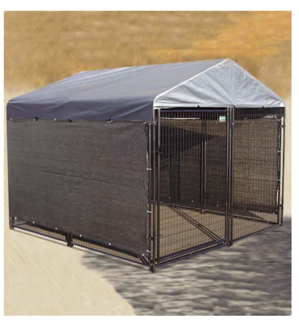 Dog Kennel 10x10 Steel With Weather Guard