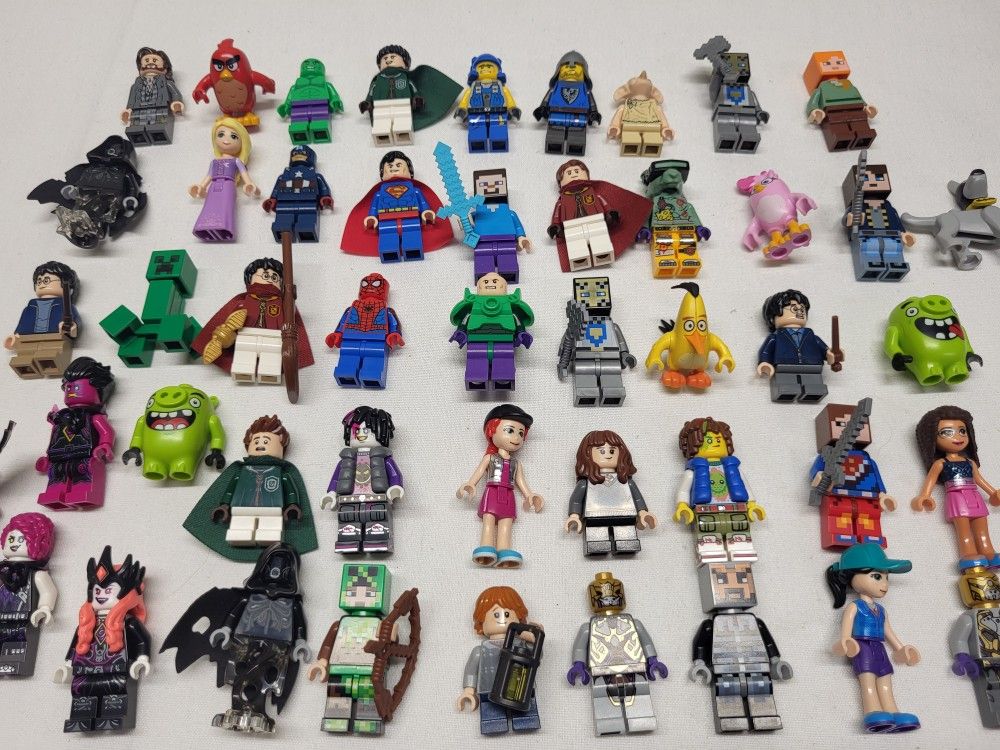 Lego Minifigure From Marvel Friends Harry Potter Minecraft Angry Birds Super Heroes Castle