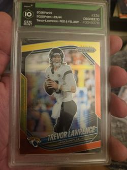 Trevor Lawrence red and yellow 23/44