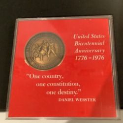 US Bicentennial Anniversary Commemorative Bronze Coin