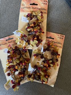 Fall napkin rings