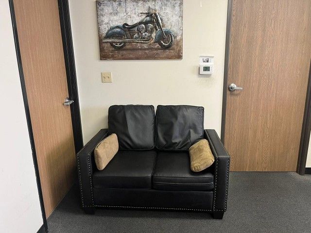 Brand New Black Love seat