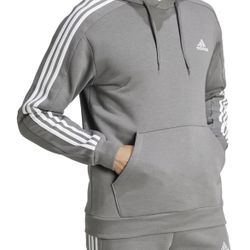 adidas Men's Essentials Fleece 3-Stripes Hoodie