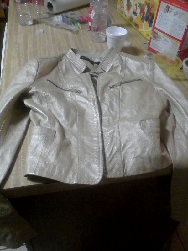 Ladies leather jacket
