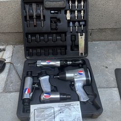 De Vilbiss 30 pcs air power set wrench-Grinder-hammer-ratchet