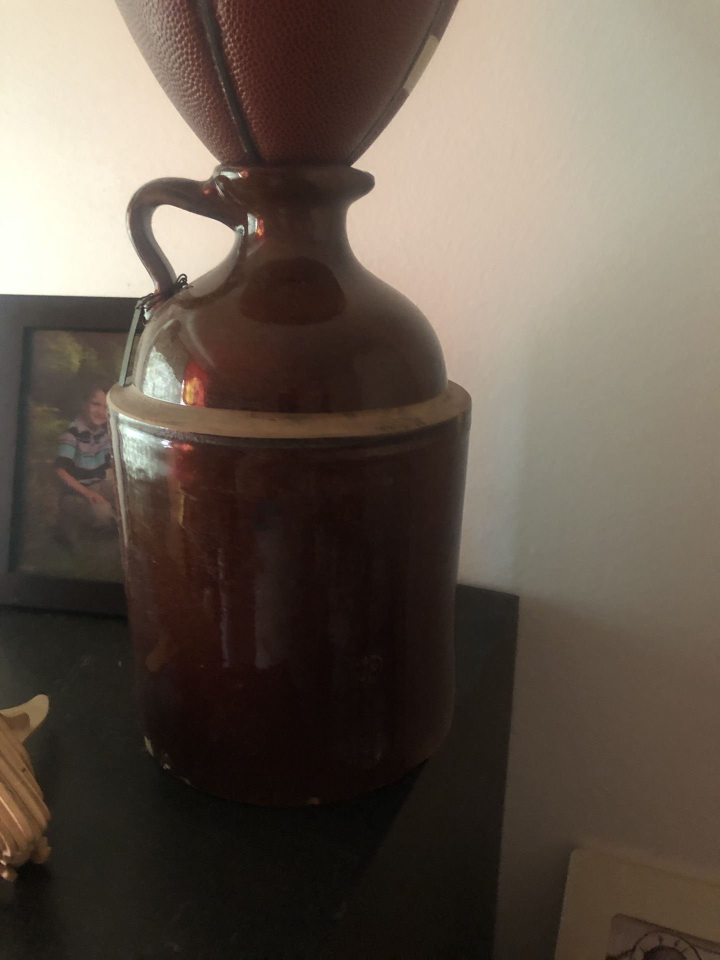 Vintage whiskey jug