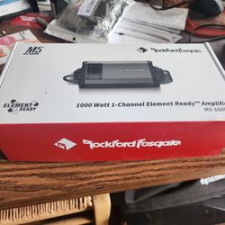 Rockford Fosgate M5-1000X1 1000 Watt Mono Element Ready Amplifier