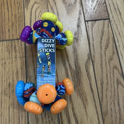 Play Day Dizzy Dive Colorful Sticks 8 Pack -NWT