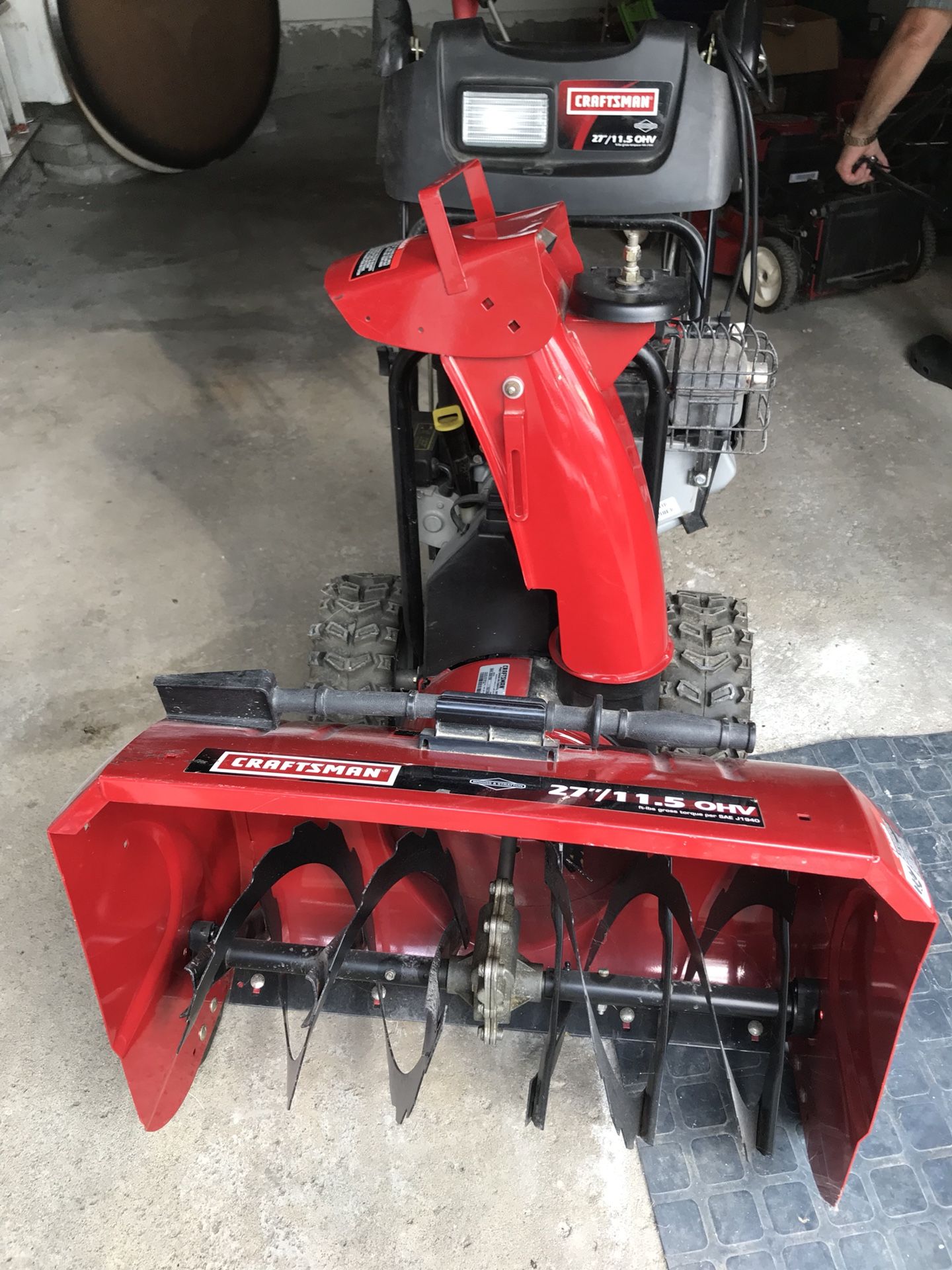 Craftsman 1150 series 27” snow thrower