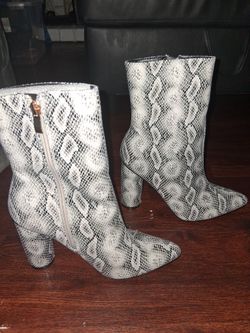 New Snake Skin Boots