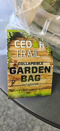 REUSABLE GARDEN BAG. with  Glives