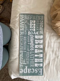 Wall decor for the bathroom