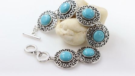 Men made Turquoise Bracelet