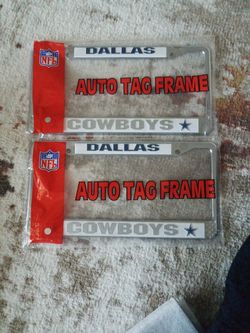 Dallas Cowboys Auto Tag Frames