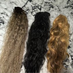 Hair pony tails