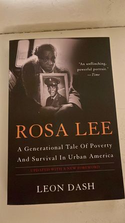 Rosa Lee by Leon Dash Paperback Book