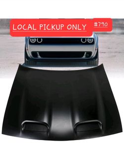 ➿️ Fits 2019-2020 Dodge Challenger SRT GT R/T Style Hood Aluminum #790
