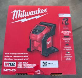 Compact Inflator Milwaukee M12 2475-20