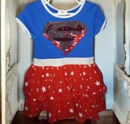 Supergirl - Dress - Halloween - Size 4T