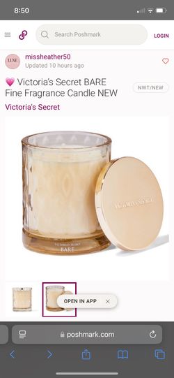 Victorias Secret Bare Fine Fragrance Candle