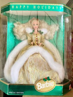 1994 Barbie Doll  Special Edition Happy Holidays 