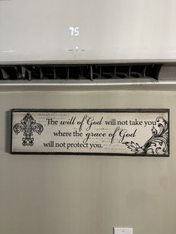 Beautiful scripture picture/while hanging/plaque