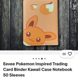 Eevee Pokemon Card Binder