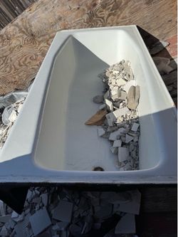 Iron steal tub