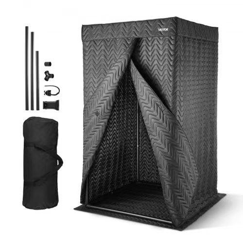797#6.56 ft Portable Vocal Booth Pro-Grade Recording Studio for Echo-Free Vocals