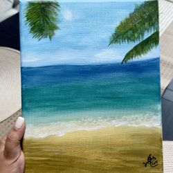 Original  acrylic Painting 🩵🖼️