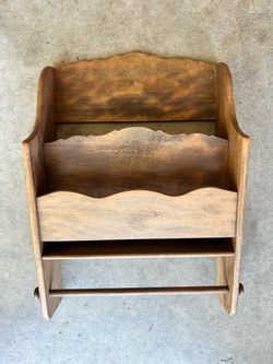 Vintage Wood Wall Mail Organizer & Paper Towel Holder - Style House Japan