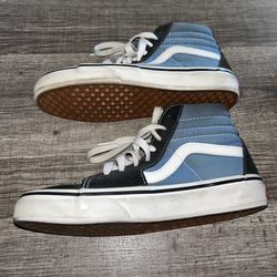 Vans Sk8-Hi Blue & Black – Men’s Size 4.5