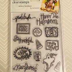 Winter Holidays Clear Stamps