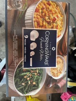 CorningWare French White 9-Piece Set