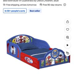 Spider Man toddler floor bed 