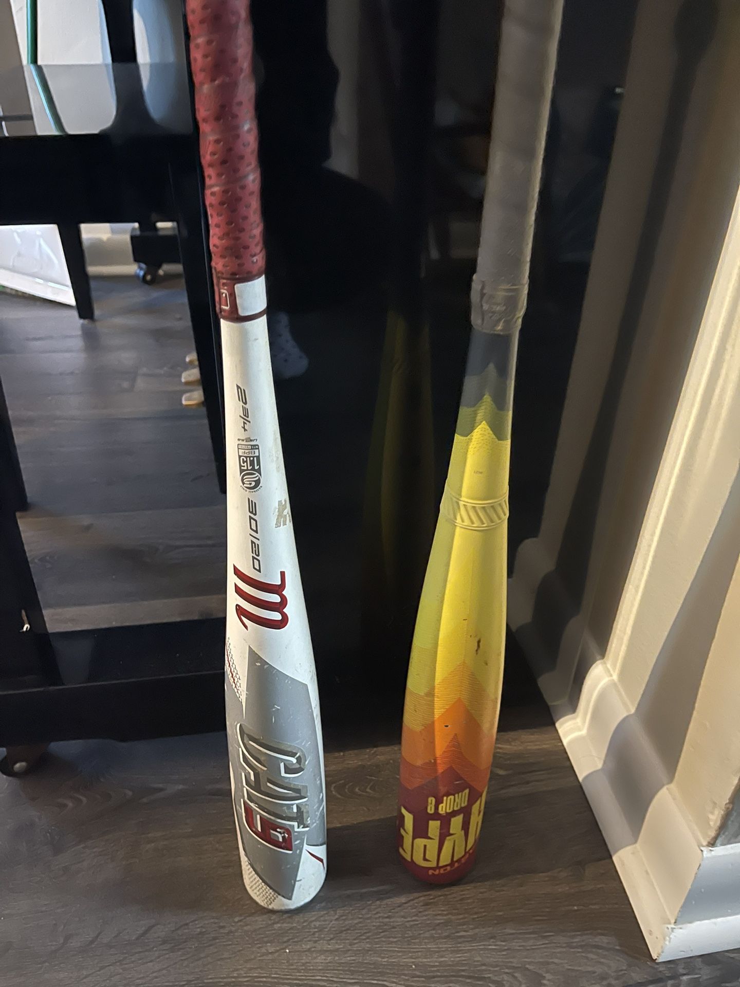 Easton Hype fire and Marruchi Cat 9 Baseball Ball