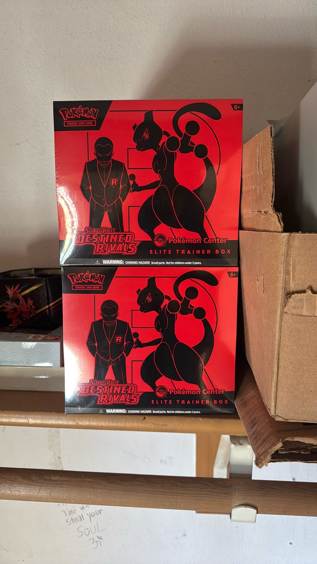 Pokemon Destined Rivals Pokemon center Exclusive ETB